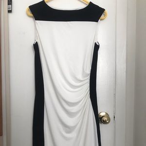 Black and white dress